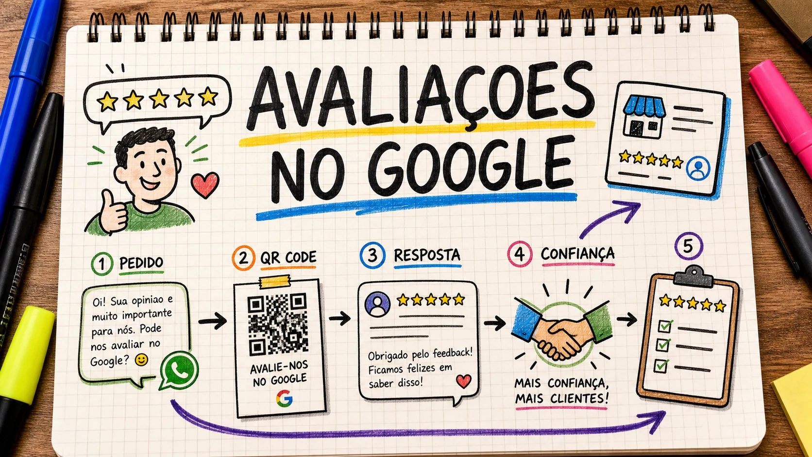 Como conseguir avaliações no Google com processo simples de pós-atendimento
